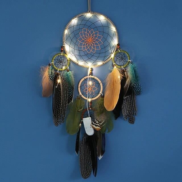 En gros fait à la main Boho suspendu plume attrape-rêves pour voiture maison cha