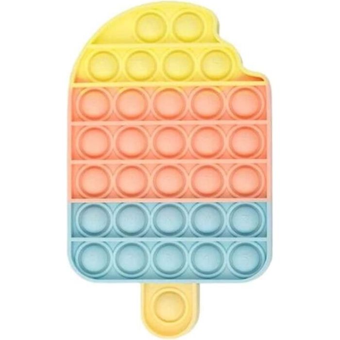 Jouet Sensoriel Bulle Porte-clés Push et Pop Fidget Figit Fidget Jouets autisme Besoins spéciaux Anti-Stress Push Gadgets Bubble Urisgo Pincez sensorielle Jouet