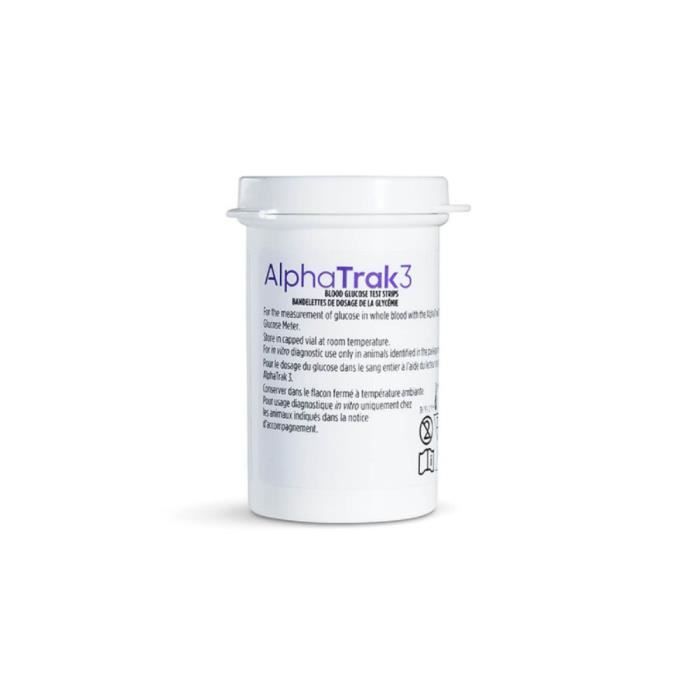 Meilleurs prix pour AlphaTrak 3 Bandelettes de dosage