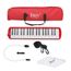 Pianica 37 touches Pianica Instrument de musique professionnel portable Melodicas Pianica avec sac de transport rouge 