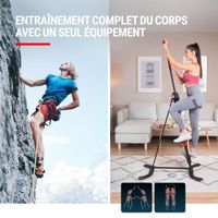 Sportstech Stepper Et Grimpeur Vertical VC300 – 2 En 1 – Pliable – Écran Multifonction – Charge Max 120 Kg