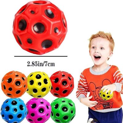 4 Pièces Astro Jump Ball, Space Jump Ball Balle Rebondissante High Bounce Hole Ball Balles De