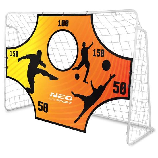 Neo-Sport But De Football Trainer 180x120 Cm – Tapis Réactif Trous De Tir, Imperméable, Entraînement Précision Jardin
