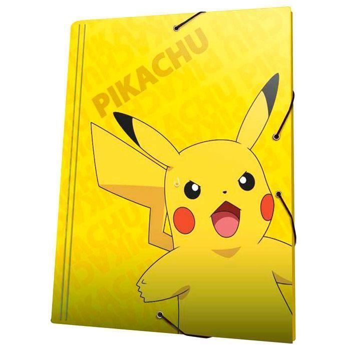 Classeur Pokemon Pikachu A4 folder with flaps - - - Ocio Stock - Cdiscount  Beaux-Arts et Loisirs créatifs