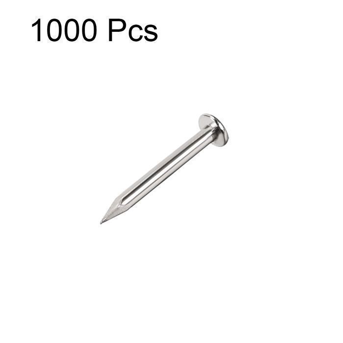 Clous En Laiton Miniatures 1.2mm X 8mm - Boîte De 200 Pièces - Pour Bricolage Fin Et Maquettes