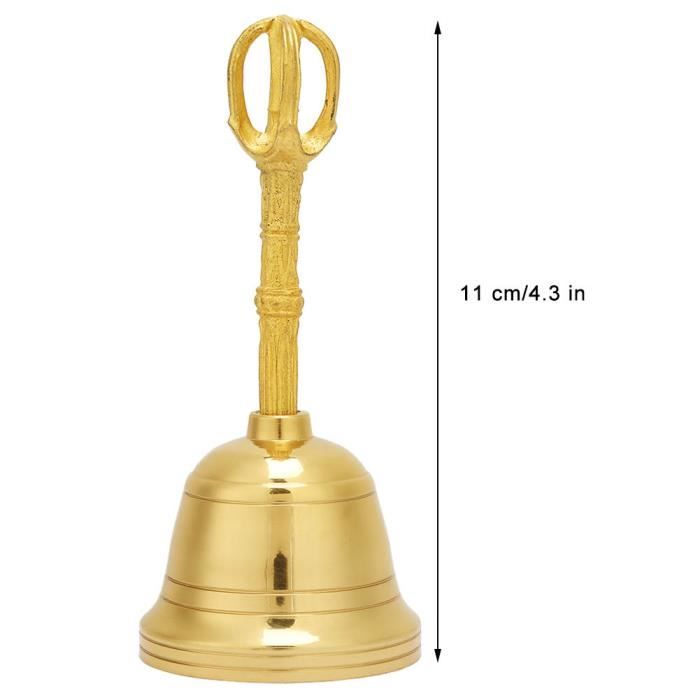 Cloche en laiton à décor de lion - France