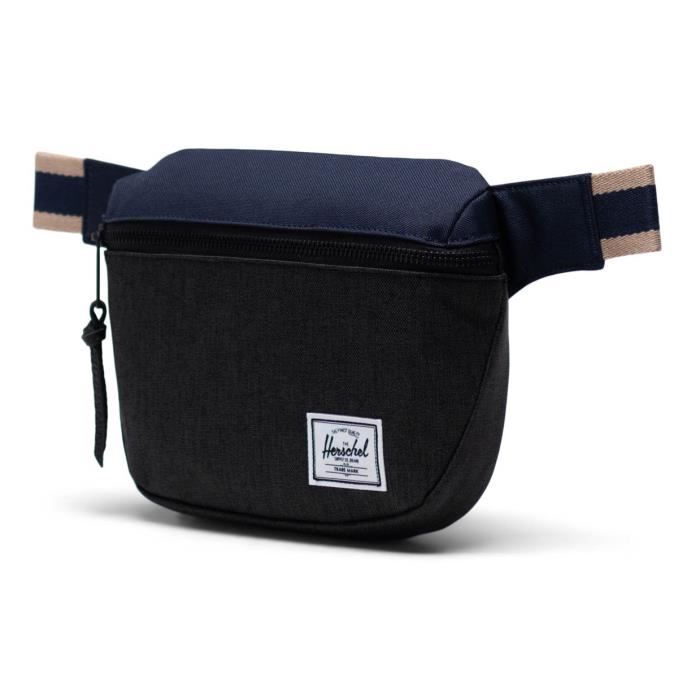 Herschel Fifteen Hip Pack Black Crosshatch Peacoat 185600