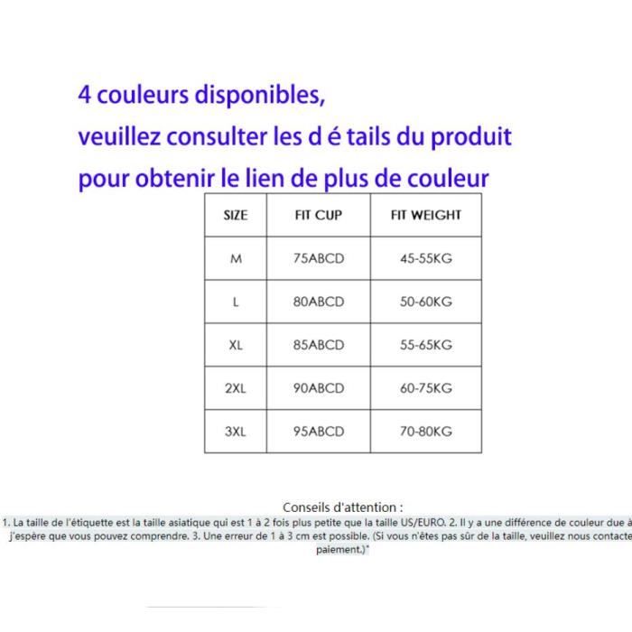 La plus petite 2025 taille de soutien gorge