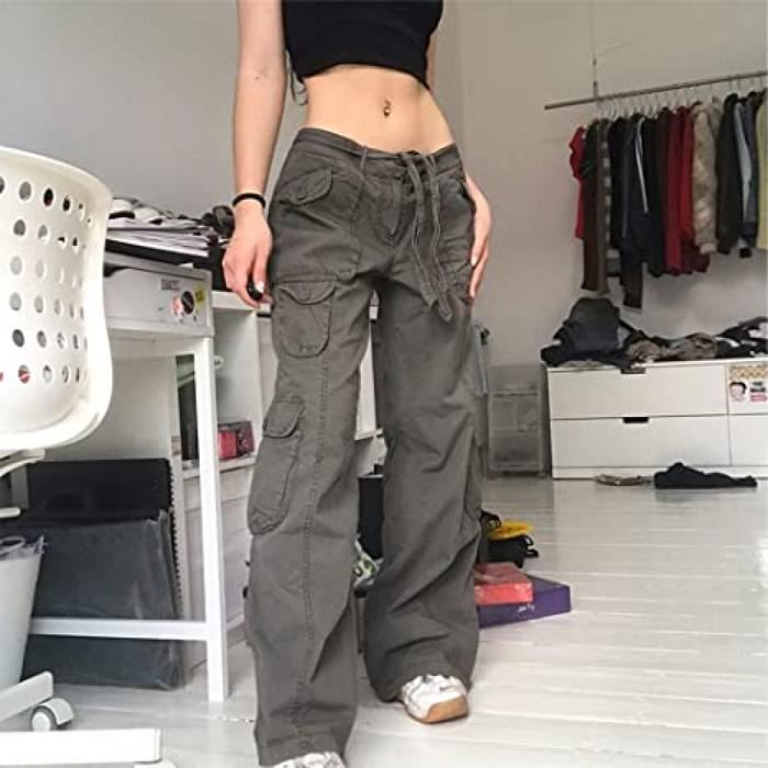 Pantalon a poche femme discount