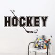 1 pc Hockey Sticker Mural Décoratif PVC Amovible Sport Jeu Enfants Chambre Papier Peint   AFFICHE - POSTER-2