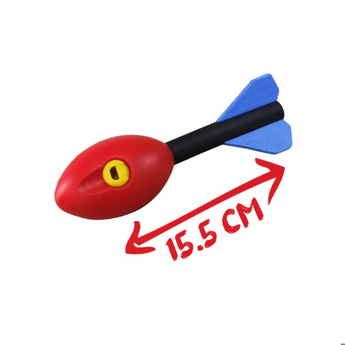 Green Slide Rocket SIFFLEUR Grand Javelot Jeunesse Unisexe, Rouge, 33cm