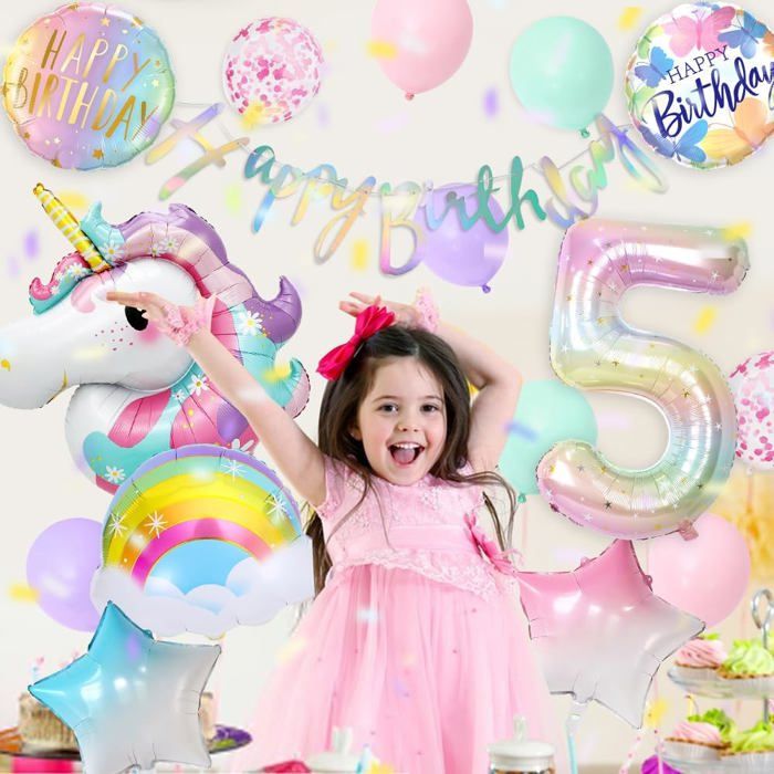 Central 23 Geburtstagskarte Für Mädchen – 6. Geburtstag, Einhorn-Motiv, Mit Stickern