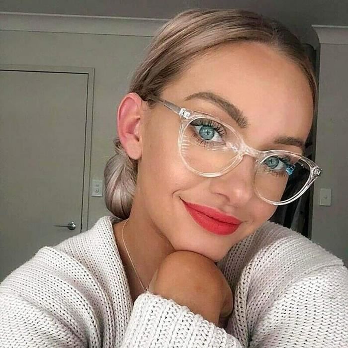Lunette reflet bleu 2025 femme