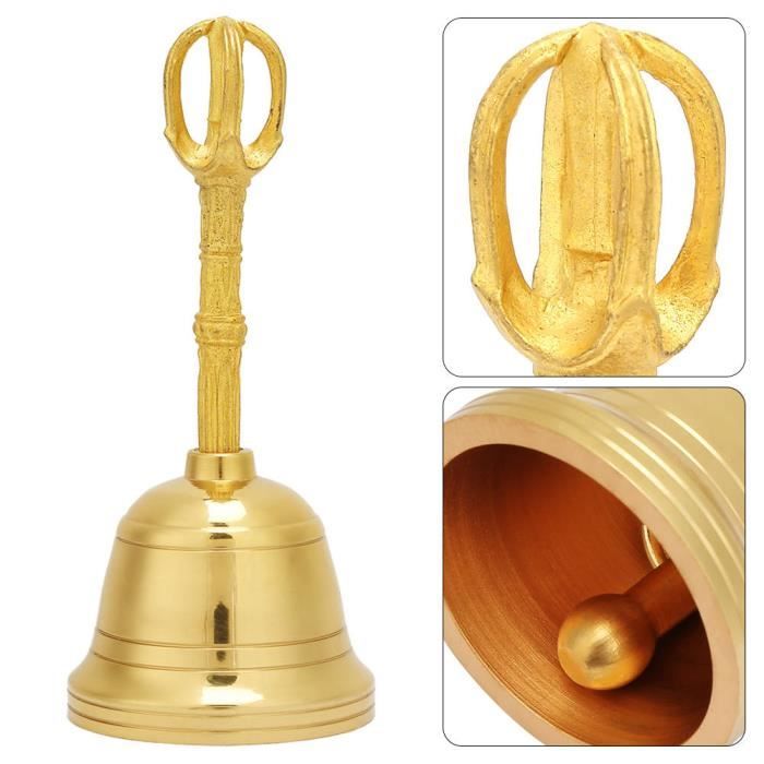 Cloche D’Entrée En Laiton Avec Lion – Petit Modèle – Fabriqué En Italie (Neuf)