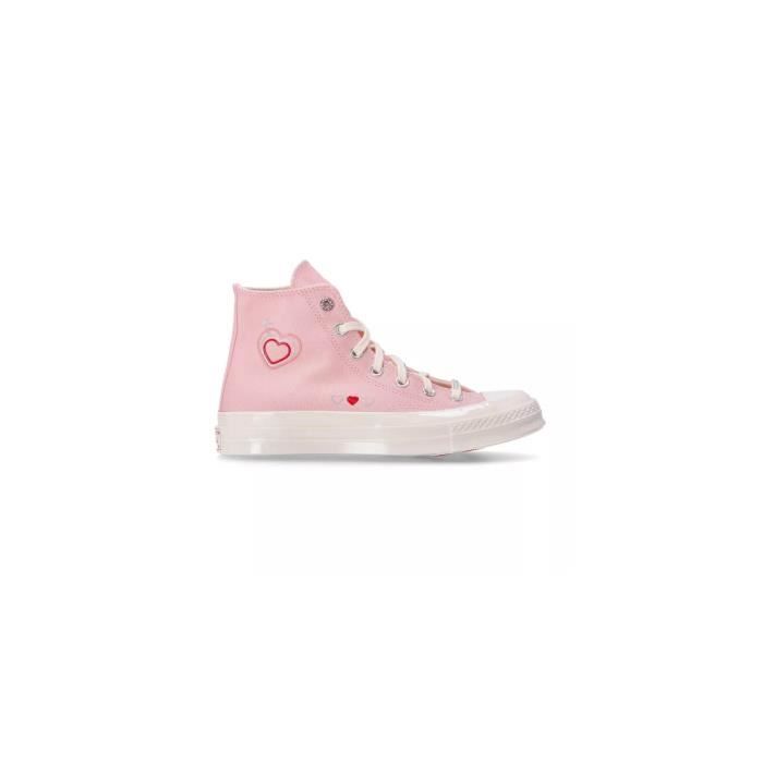 Converse haute homme rose discount