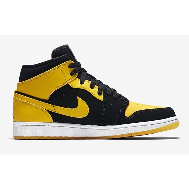 Air Jordan 1 Retro Off Chaussures de Basket AJ1 Femme Homme jaune Jaune Cdiscount Pret a Porter