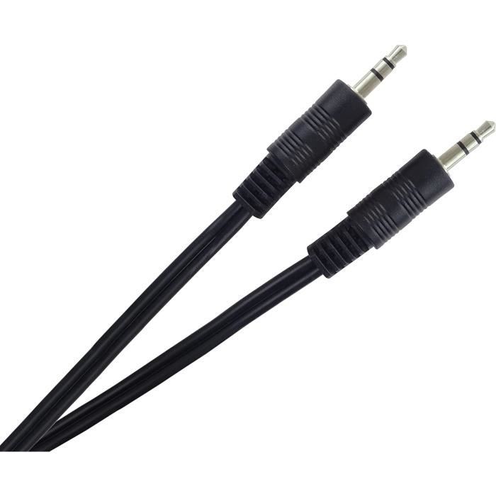 Cable De Audio Jack 3.5 Mm PremiumCord De 5 Metros, Macho A Macho Con Conector 90°, Para Auriculares Y Equipos HiFi