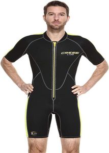 Combinaison Surf Shorty 100 Néoprène 1,5mm enfant Bleu jaune pour les clubs et collectivités | Decathlon Pro