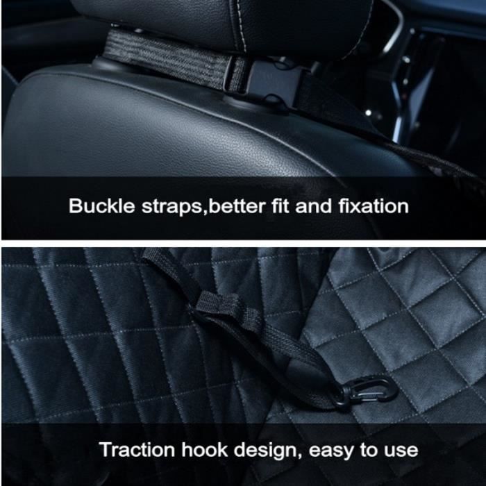 40x30cm - Noir - Coussin de siège de voiture Electrolux pour animaux de  compagnie avec ceinture de sécurité