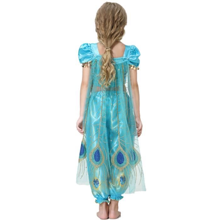 D guisement Aladin Fille FINDPITAYA Costume Princesse Jasmine