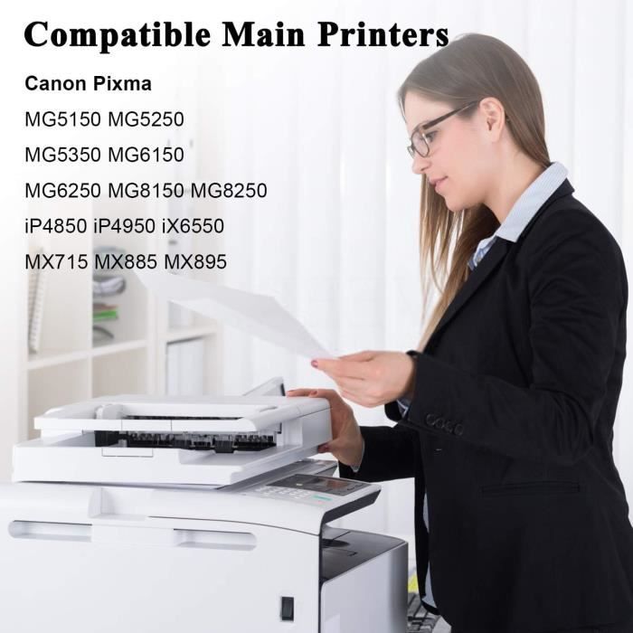 20 Cartouches Encre Compatibles Canon Pixma MG6150 PGI525 CLI526 - Non-OEM - Neuf Emb. Origine