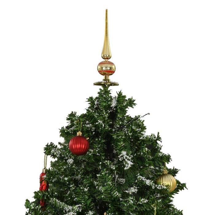Sapin De Noël Artificiel 75 Cm Avec Neige Tombante Et Lumières LED - Musique Intégrée - Pour Intérieur - 2