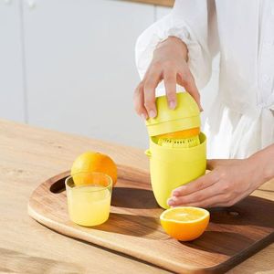 Presse-Agrumes Manuel Olympia DP121 Orange – Extracteur De Jus Professionnel En Métal Robuste