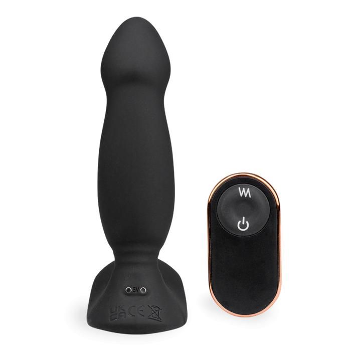 Stimulateur De Prostate Vibrant LOVE AND VIBES - 30 Modes, Silicone Noir, Neuf