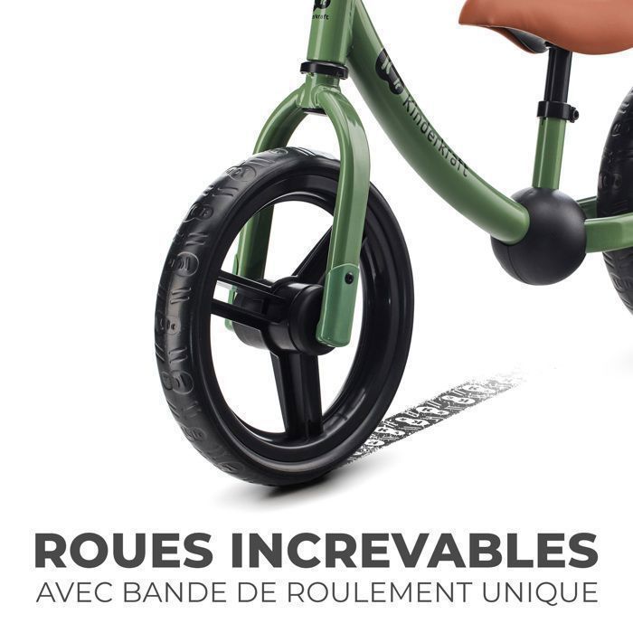 Draisienne Kinderkraft ETER Jusqu'à 35 Kg - Vélo Apprentissage Léger Cadre Nylon 12 Pouces