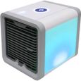 CON® Ventilateur de style radio maison petit mini ventilateur de climatisation à économie d'énergie avec de l'eau et de la glace-0