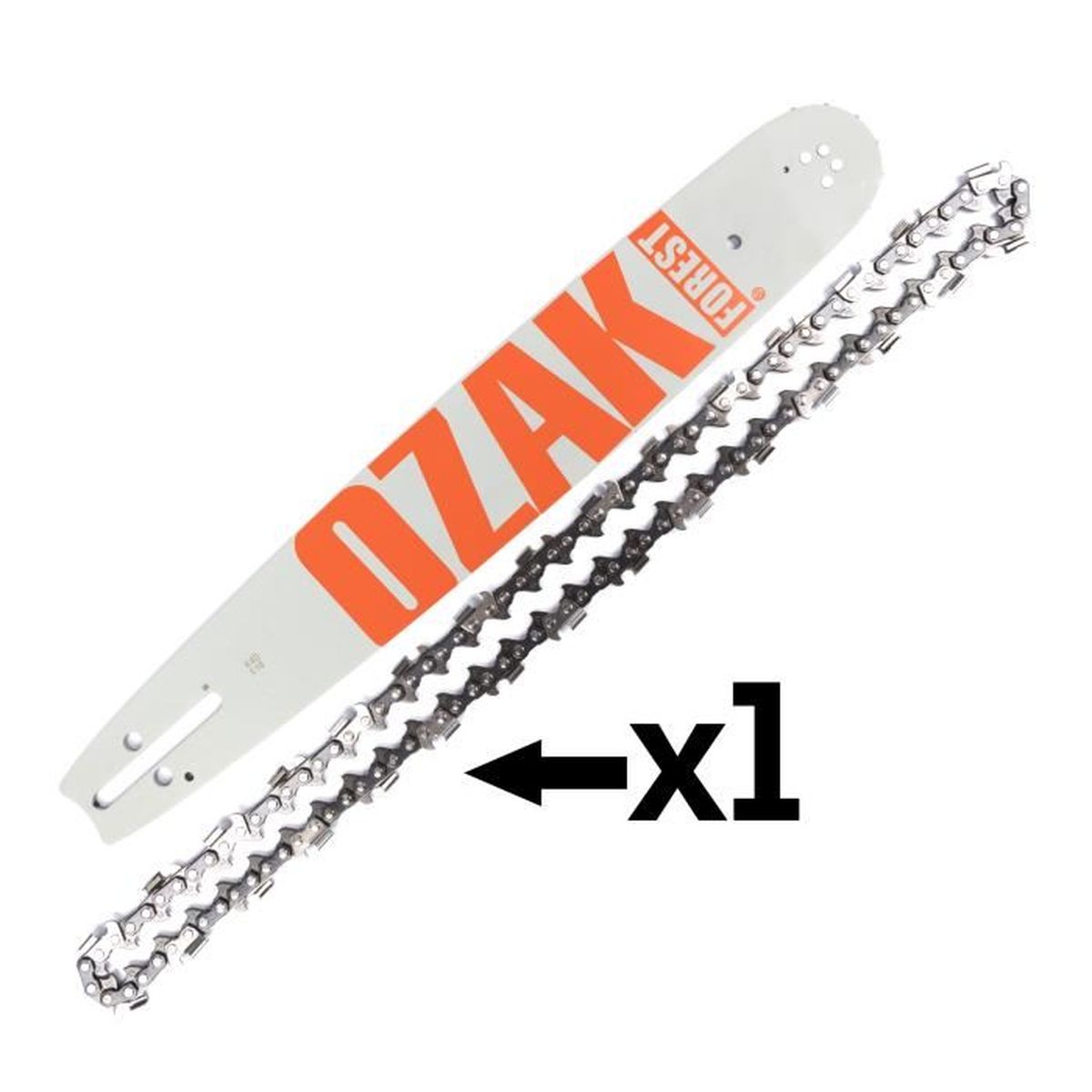 Guide chaine Pro 45cm Pas 3//8 21-68E Jauge 1,5mm 68E = 188SLHD009