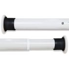 Barre Extensible à Rideau - BAILEY JO - 360-410CM - Acier Composé - Sans Perçage - Couleur Crème