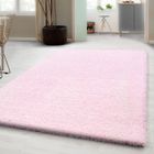 Carpetsale24 Tapis de Salon Shaggy Uni Tapis Rose 140x200 cm Chambre Tapis Poil Long Moelleux et Doux