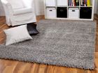 Tapis Shaggy - PERGAMON - Aloha - Gris - 160x230 cm - Poils longs et doux