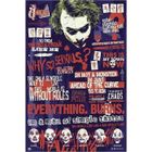 Poster Batman The Dark Knight Joker Citations 91 5 Cm X 61 Cm Achat Vente Affiche Poster Cdiscount