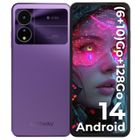 Smartphone HOTWAV Note 12(2024)-Cadeaux Noël-6,8 Pouces 48MP Caméra-6+128Go-5160mAh 4G Téléphone Portable - Violet