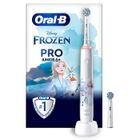 Brosse à dents électrique - Oral-B - Junior Pro Frozen 6+ - 3 modes de brossage - Pour enfants - Design amusant