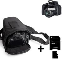 Housse protection pour Canon PowerShot SX70 HS Sacoche anti-choc caméra étanche imperméable de pluie + 16GB mémoire