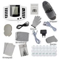D ensemble complet Masseur électrique numérique EMS Tens, Acupuncture, Massage corporel, stimulateur musculai