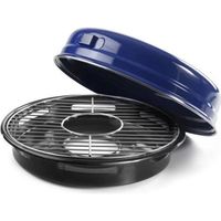 Ibili 980032 Barbecue grill sur Gaz Acier Emaille + Inox avec Poignée