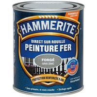 Hammerite fer forgé 0.75l gris zinc