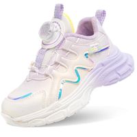 OOTDAY Chaussures pour enfants, baskets pour filles Chaussures de sport outdoor respirant Mode polyvalentes-Violet