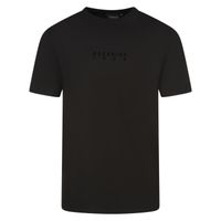 T-shirt coton col rond Redskins noir