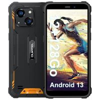 OUKITEL WP32 Smartphone Robuste 8Go RAM + 128 Go ROM Caméra 20MP 6,0'' 6300mAh Android 13 GPS NFC Double SIM 4G - Orange