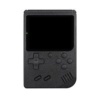 PIMPIMSKY Console de jeu portable rétro nostalgique mini arcade huit bits 400-en-1, écran rétroéclairé de 2.4 ''(noire)
