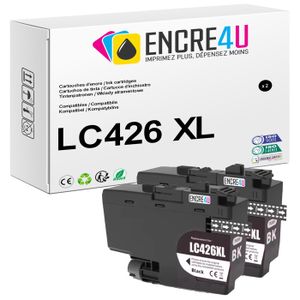Cartouche compatible Brother LC426XL - pack de 4 - noir, cyan, magenta