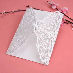 10pcs mariage Kit de carte d'invitation avec joints d'enveloppes d