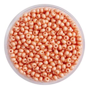 Perles Perles de splendeur PermaLux-Rocailles 2,6mm Saumon