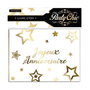Livre D Or Anniversaire Cdiscount
