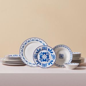 Acheter Service de vaisselle Güral Ruby en porcelaine 24 pièces pour 6  personnes